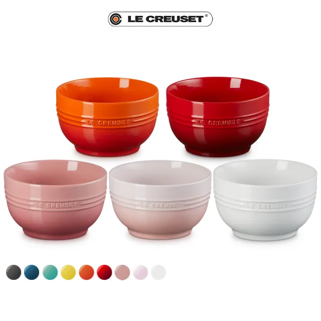 【Le Creuset】瓷器輕虹霓彩系列麵碗1.1L(5色可選)