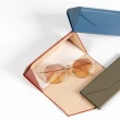 【Premium Authentic】PA．折疊收納皮革眼鏡盒-原色系列任選-附彩盒(PA 真皮 眼鏡盒 摺疊收納 質感小物)