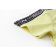 【FILA官方直營】KIDS 童吸濕排汗短袖圓領上衣-黃色(1TEX-4309-YE)