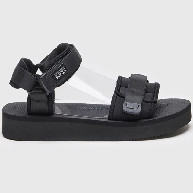 SUICOKE CEL-PO OG-064PO 全黑 黑標 兩線 厚底 魔鬼氈 基本款 涼鞋 SK23064POBK