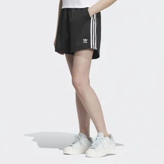 【adidas 愛迪達】短褲 女款 運動褲 亞規 ADC STAIN SHORT 黑 IK8672