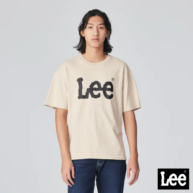 【Lee 官方旗艦】男女同款 短袖T恤 / 經典大LOGO 共2色 男女共版(LB30202797W / LB302027K14)