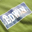【EDWIN】女裝 露營系列 富士山腳營地LOGO印花短袖T恤(橄欖綠)