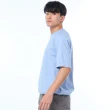 【JEEP】品牌LOGO厚磅短袖T恤-男女適穿(藍色)