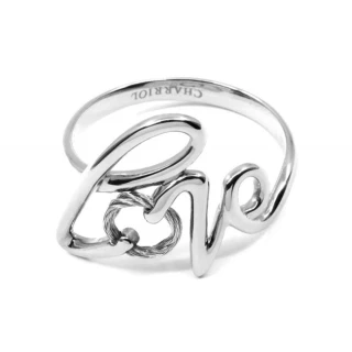 【CHARRIOL 夏利豪】Silver Ring with Rh platiing 鋼索戒指 母親節禮物(02-121-1263-0)