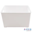 【GOOD LIFE 品好生活】日本製 純白箱型雙耳收納籃/整理箱（16x22cm）(日本直送 均一價)