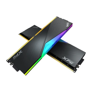 【ADATA 威剛】LANCER RGB DDR5-6000MHz 32GB*2 超頻桌上型記憶體(AX5U6000C3032G-DCLARBK)