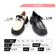 【ShoesClub 鞋鞋俱樂部】鞋帶時尚必備台灣製造MIT韓系厚底軟Q復古學生皮鞋 5CM 女鞋 023-HZ2023