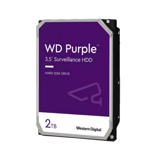 【WD 威騰】紫標 2TB 3.5吋 5040轉 256MB 監控型內接硬碟(WD23PURZ)