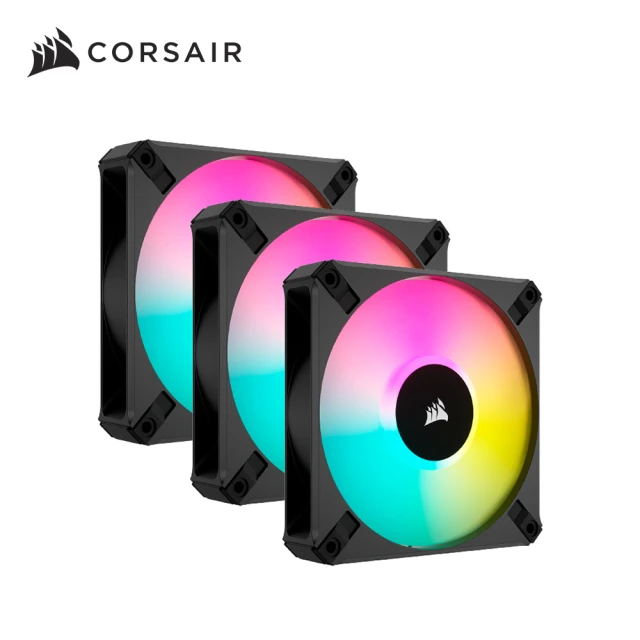 CORSAIR 海盜船 AF120 RGB ELITE 機殼風扇*3+Lighting控制器