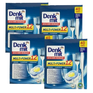 【DM Denkmit】12重功效洗碗錠 40錠 4入組(洗碗機專用)