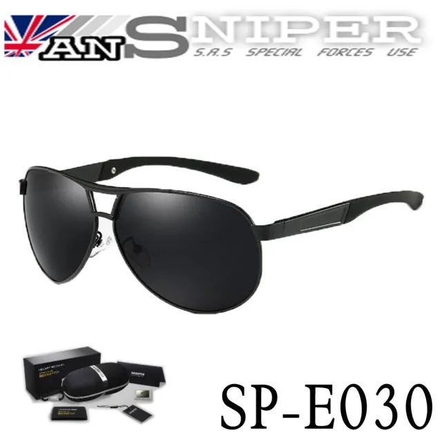 【ansniper】全配6件式 SP-E030 抗UV航鈦合金圓式偏光鏡組合/HD-CRAFTER英國系列(圓式偏光鏡)