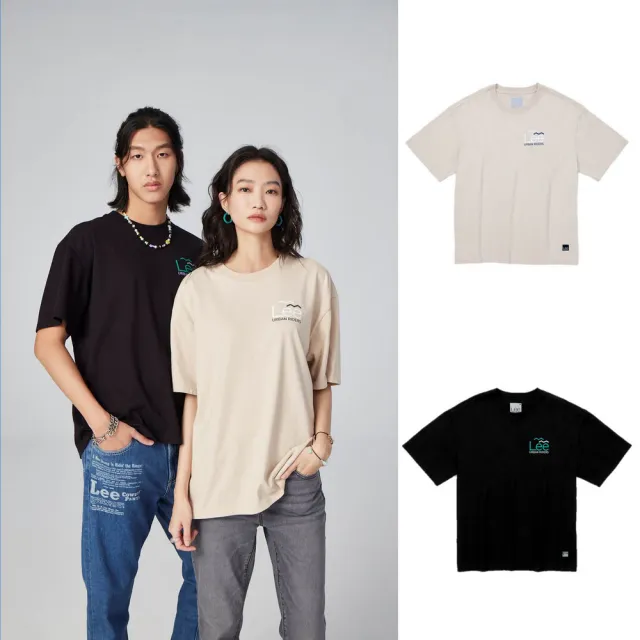 【Lee】男女同款 短袖T恤 / 海鷗飛翔 左胸小LOGO 共2色 男女共版 / Urban Riders 系列(LB302030)