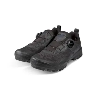 【Mammut 長毛象】Ducan BOA Low GTX Men 旋轉鞋帶低筒健行鞋 男款 黑色 #3030-04401