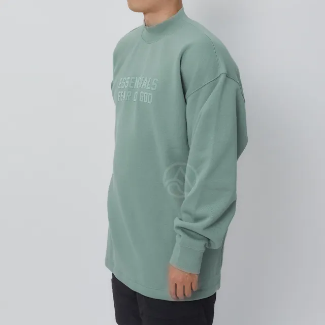 【Essentials】FOG Relaxed Crewneck 男款 女款 藍綠色 長袖 上衣 192BT222071F