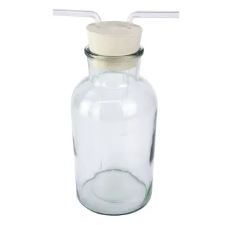 【玻璃工場】洗氣瓶 1000ml 玻璃器皿 水煙 大口氣體洗瓶 B-GWB1000(洗去氣體中雜質 抽氣瓶 大口瓶)