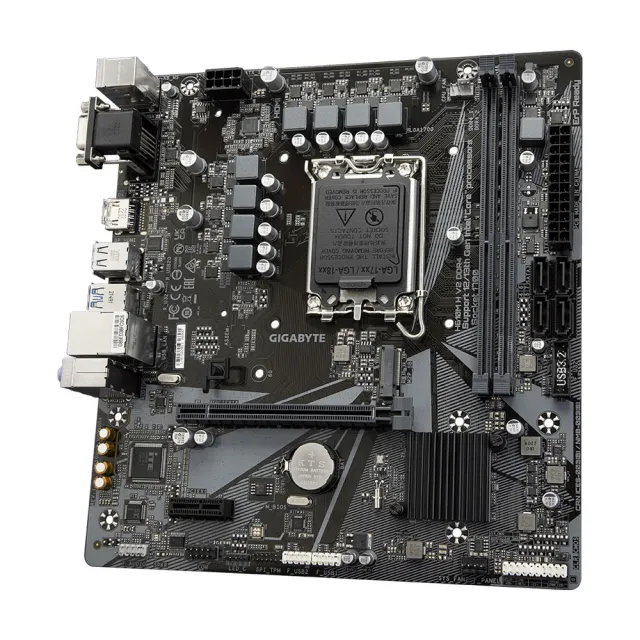 【GIGABYTE 技嘉】H610M H V2 DDR4 Intel 主機板