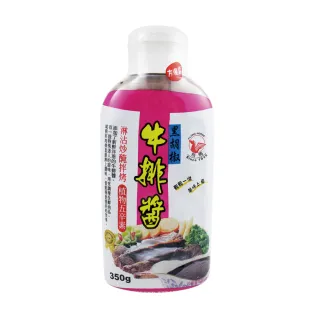 【飛馬】黑胡椒牛排醬•350g(五辛素)