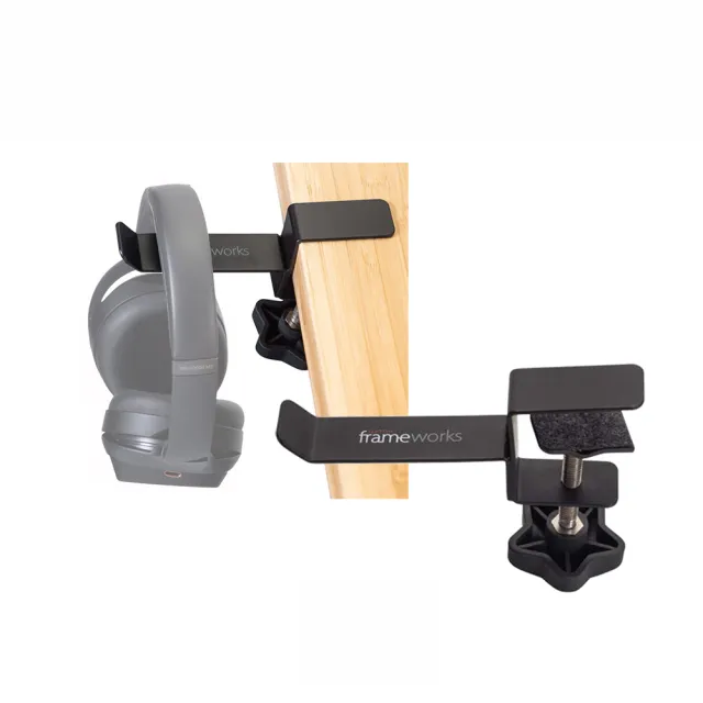 【Gator Frameworks】Headphone Hanger 耳機線材桌邊掛架(避免耳機線或導線折損)