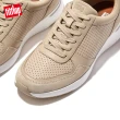 【FitFlop】ANATOMIFLEX MENS LEATHER-MIX SNEAKERS 運動風繫帶休閒鞋-男(白石色)