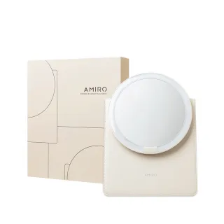 【AMIRO】覓光旅行化妝LED高清日光包包鏡(旅行化妝包/手拿包/化妝鏡/美妝鏡/隨身鏡//情人節禮物)