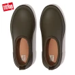 【FitFlop】WONDERCLOG NEON-POP WATERPROOF RUBBER CLOGS輕量雨鞋-女(苔蘚綠)
