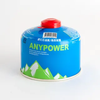 【卡旺】AnyPower H001 高山瓦斯罐 230g 3入組(高山罐 高山瓦斯罐 高山瓦斯瓶 高海拔低溫)