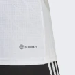 【adidas 愛迪達】T Icon23 Jsy 男 短袖上衣 足球 球衣 V領 運動 吸濕 排汗 修身版型 白(HR2630)