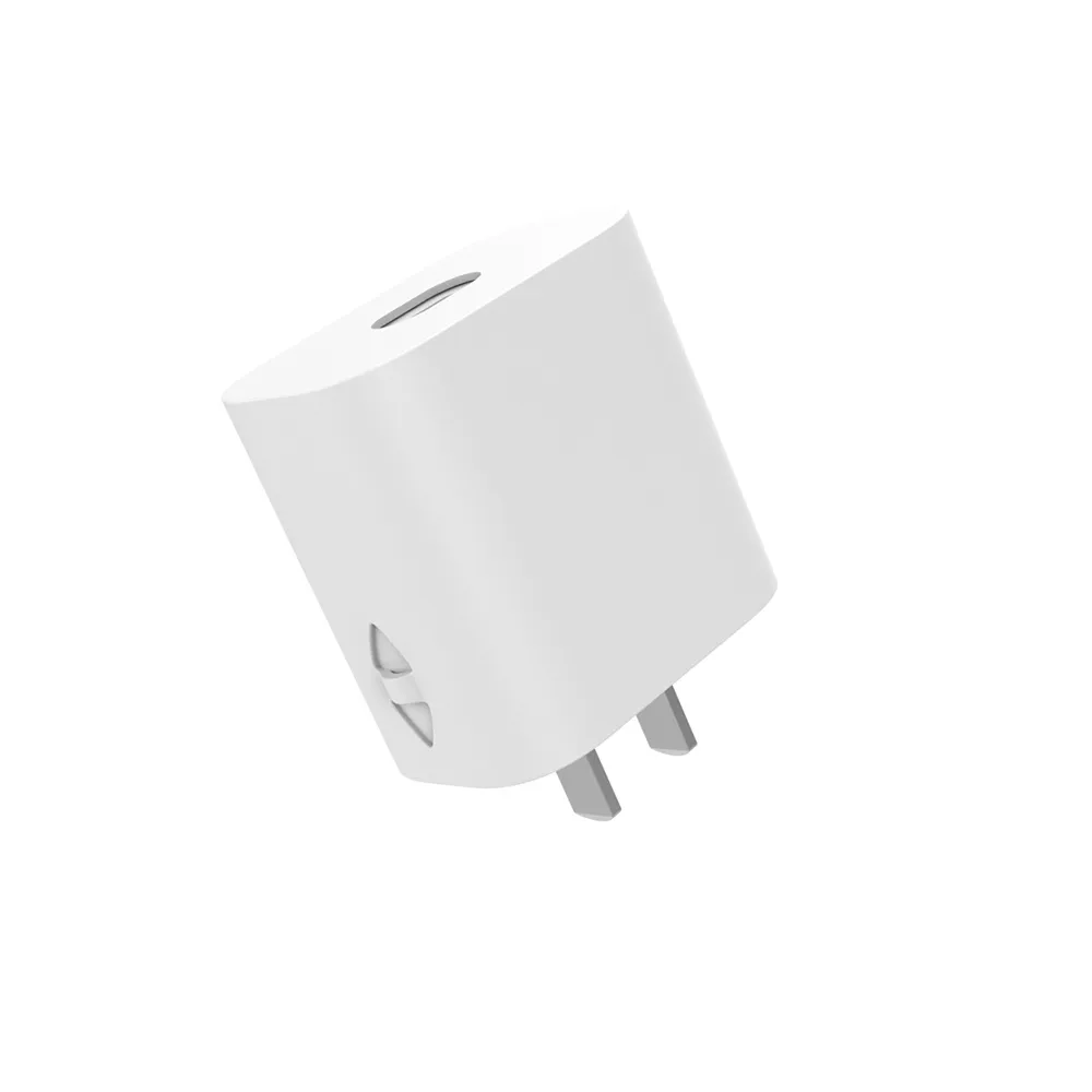 【導線駭客】Apple 18/20W快充充電頭插座全包覆矽膠保護套(白)