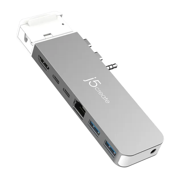 【j5create 凱捷】USB-C MacBook Pro/Air M1/M2擴充集線器 支援USB4 適用2021/2022以後機種(JCD395)