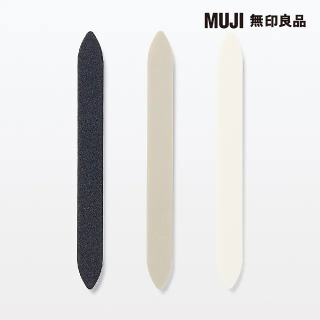 【MUJI 無印良品】指甲銼刀/硬式/2入