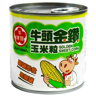 【Bull head 牛頭牌】金鑽玉米粒3入組(340g/罐)