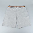 【Paul Smith】經典條紋標誌棉質男款休閒短褲(灰)