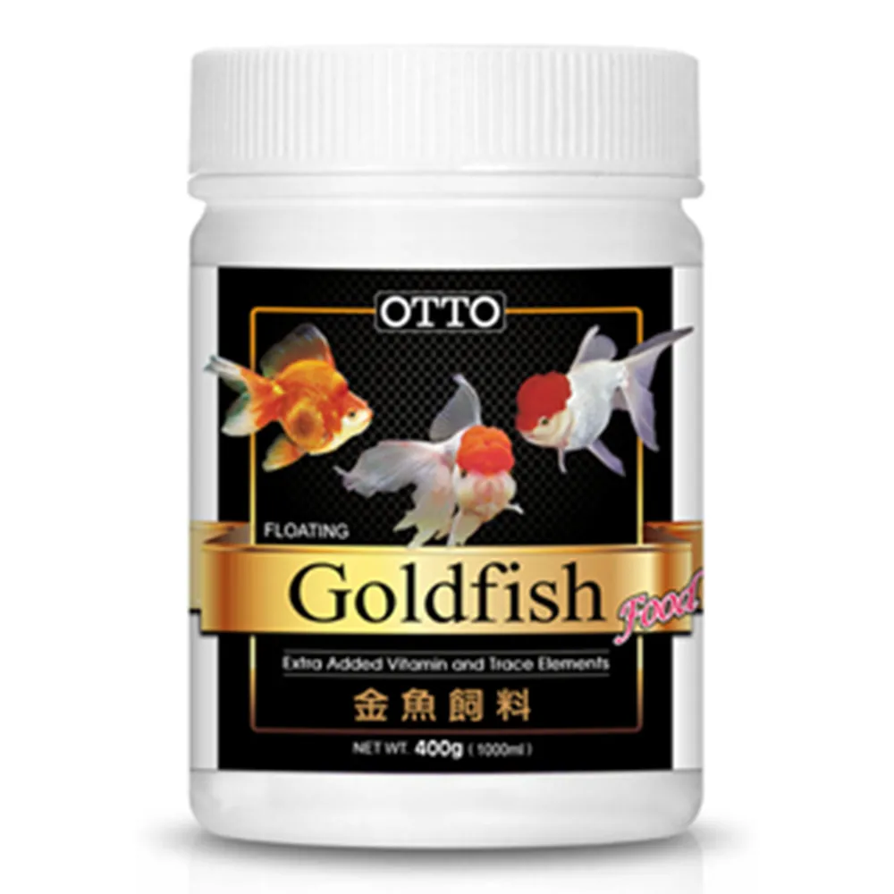 【OTTO 奧圖】金魚飼料 400g(揚色強化)