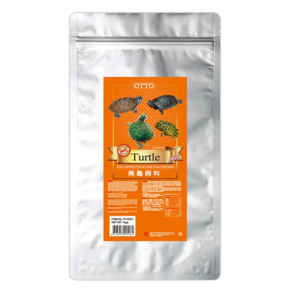 【OTTO 奧圖】烏龜飼料 1kg(蟲形條狀)