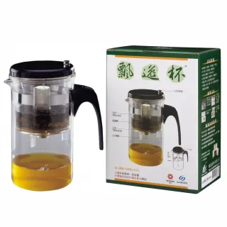 【台灣精品獎】MIT原創泡茶飄逸杯1000ml GL-888(玻璃外壺)