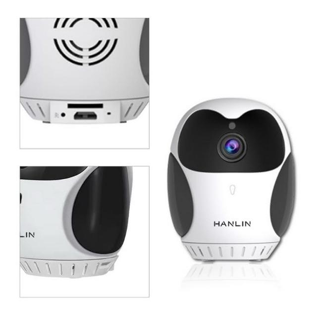  HANLIN-Minicam 是一款具備360度搖頭功能的迷你廣角監視器，內建電池可在停電時繼續錄製，機身小巧不佔空間，適合安裝於臥室、客廳、浴室、廚房、門、門櫃、陽臺、餐廳、玄關、窗戶等場所。支援雙向語音、記憶卡儲存、移動追蹤功能，並具備防盜警報功能，有效嚇跑小偷，是居家安全的首選裝置。 