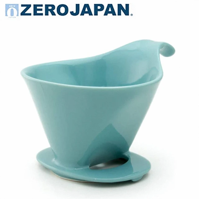 ZERO JAPAN 典藏陶瓷咖啡漏斗-大(湖水藍)