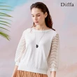 【Diffa】七分造型袖線衫-女