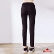 【BRAPPERS】女款 美腳ROYAL系列-中腰彈性八分窄管褲(黑)