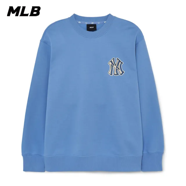 【MLB】大Logo長袖大學T MONOGRAM系列 紐約洋基隊(3AMTM0631-50CBL)