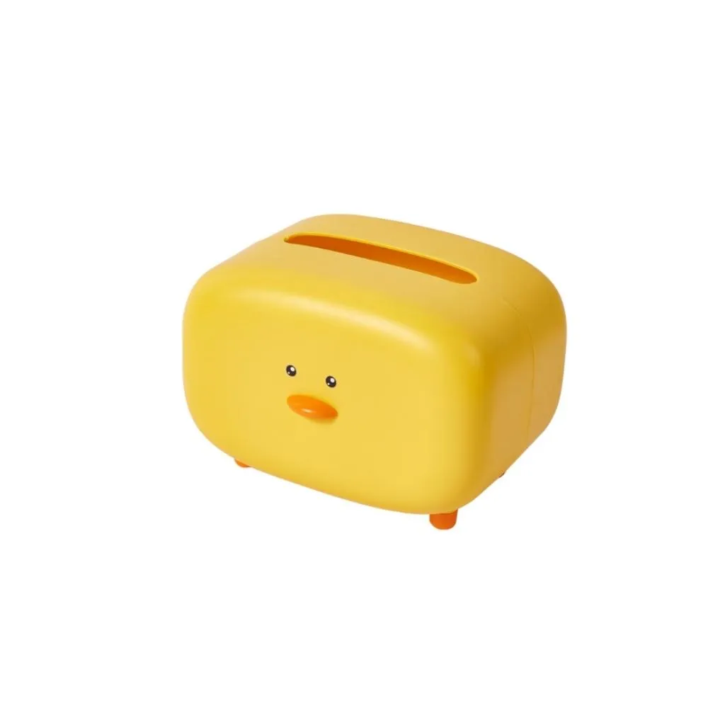 【日物販所】日式黃色鴨子造型衛生紙盒 1入組(衛生紙盒 紙巾盒 衛生紙收納 面紙盒 紙巾盒 可愛衛生紙盒) 雙