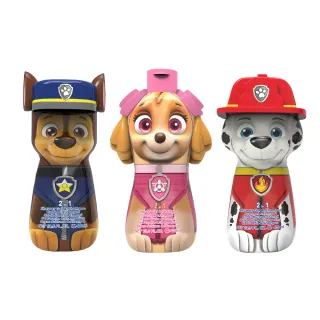 【paw patrol 汪汪隊立大功】兒童 2合1沐浴乳洗髮精400ml 3入組(毛毛 天天 阿奇)