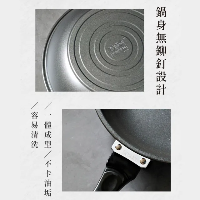 【米雅可】陶瓷不沾平煎鍋 35cm 無蓋(台灣製造)
