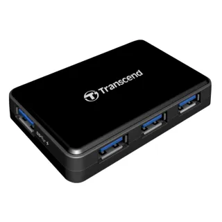 【Transcend 創見】極速USB 3.1 HUB多功能4埠集線器(含1埠支援快速充電-TS-HUB3K)