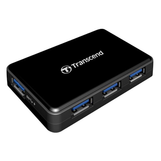 【Transcend 創見】極速USB 3.1 HUB多功能4埠集線器(含1埠支援快速充電-TS-HUB3K)