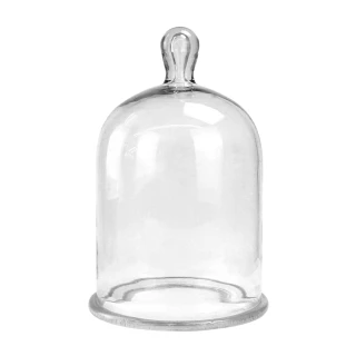 【精準科技】玻璃罩盅 實驗器材 展示罩 玻璃擺飾 鐘罩 點心罩 拍照工具 實驗級玻璃鐘罩(550-GBJ-C 元結型)