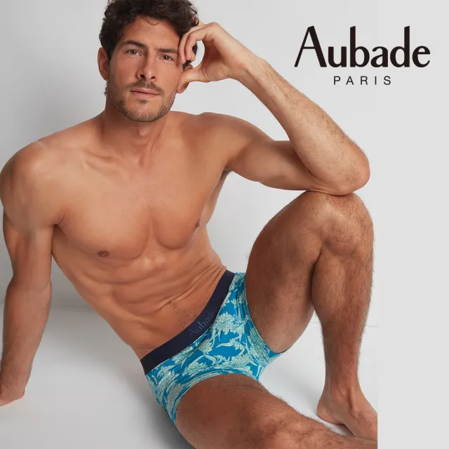 【Aubade】舒棉頂級莫代爾棉 彈性四角男褲 平口褲(Floral-2311)
