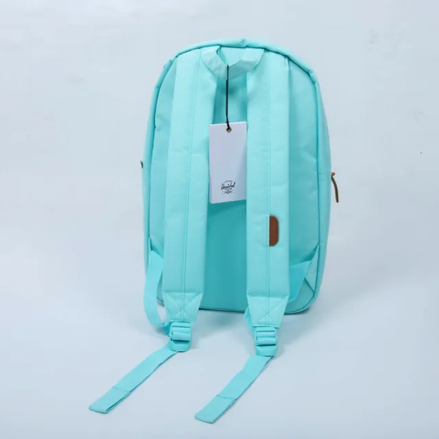 【Herschel】雙11 Settlement 中型 帝芬尼藍 藍綠 淺灰色 金屬拉鏈 筆電夾層 防潑水 書包 女生 
