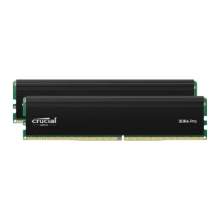 【Crucial 美光】Pro DDR4 3200 32GB(16GB x2桌上型 記憶體 CP2K16G4DFRA32A 鋁製散熱 支援XMP2.0 超頻)